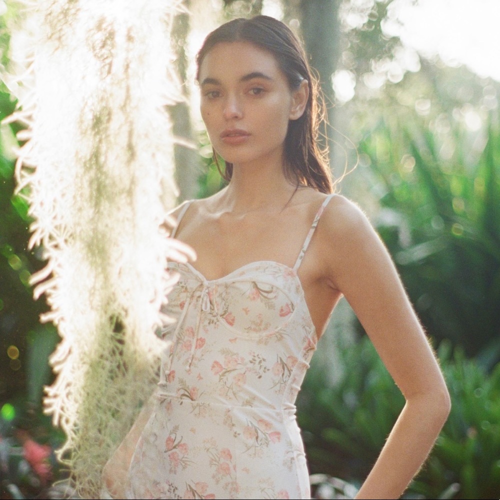 Reformation NWT Cove One Piece, Camilla Print XS